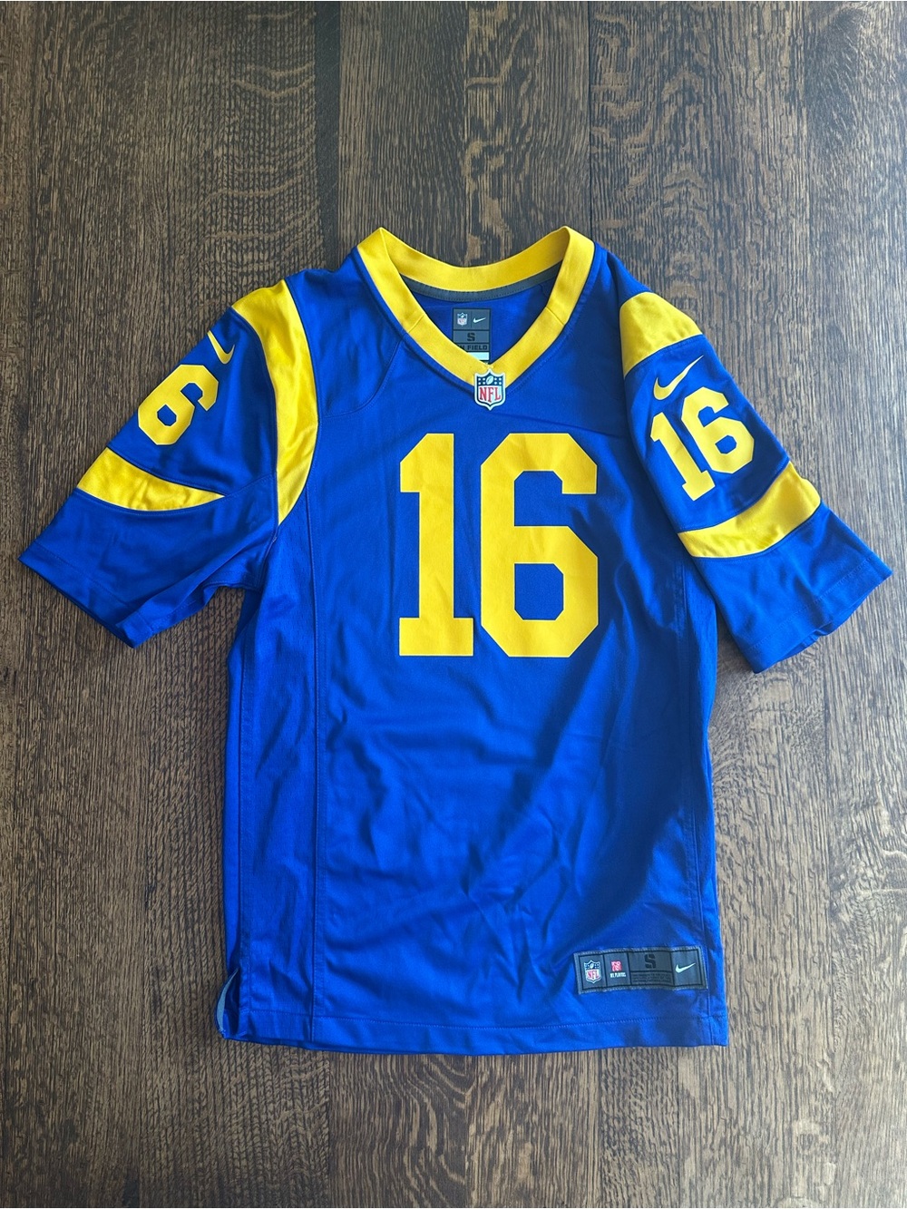 NFL Youth Blue and Yellow #16 Football Jersey